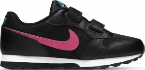 Кросівки дитячі Nike MD RUNNER 2 (PSV) чорно-рожеві 807317-020