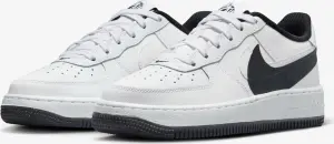 Кроссовки подростковые Nike AIR FORCE 1 LV8 4 (GS) бело-черные FQ4118-100