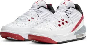 Кросівки підліткові Nike JORDAN MAX AURA 5 (GS) біло-червоно-чорні DZ4352-101