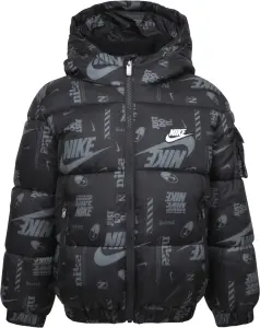 Куртка детская Nike DNA LOGO PUFFER черно-серая 86M123-023
