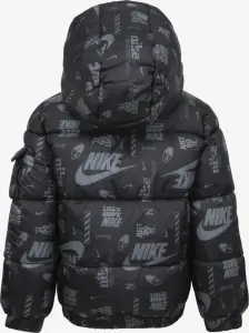 Куртка детская Nike DNA LOGO PUFFER черно-серая 86M123-023