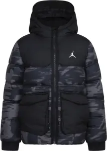 Куртка підліткова Nike JORDAN FAUX DOWN темно-сіро-чорна 95D133-GAE