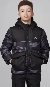 Куртка підліткова Nike JORDAN FAUX DOWN темно-сіро-чорна 95D133-GAE