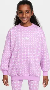 Світшот підлітковий Nike SPORTSWEAR CLUB FLEECE OVERSIZED бузково-світло-рожевий HF8209-532