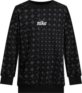 Свитшот подростковый Nike SPORTSWEAR CLUB FLEECE OVERSIZED черно-темно-серый HF8209-010