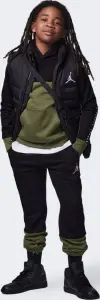 Спортивний костюм підлітковий Nike JORDAN FLIGHT SIDELINE FLEECE оливково-чорний 95C842-EF9__95C843-023