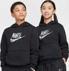 Спортивний костюм підлітковий Nike SPORTSWEAR CLUB FLEECE чорно-сірий камуфляж FZ5489-010__FZ5491-084