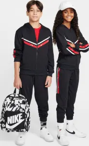 Спортивний костюм підлітковий Nike SPORTSWEAR CLUB чорно-червоно-білий FZ4906-010__FZ4911-010