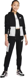 Спортивний костюм підлітковий Nike SPORTSWEAR чорно-білий DA1179-010__DA1185-010