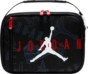 Термосумка для їжі Nike JORDAN FUEL PACK LUNCH BAG 3L ​​чорно-темно-сіро-червона 9A0542-KR5