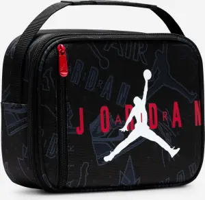 Термосумка для їжі Nike JORDAN FUEL PACK LUNCH BAG 3L ​​чорно-темно-сіро-червона 9A0542-KR5