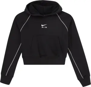 Худі підліткове Nike AIR FRENCH TERRY CROP чорне DQ8932-010