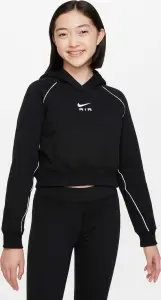 Худі підліткове Nike AIR FRENCH TERRY CROP чорне DQ8932-010