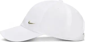 Бейсболка підліткова Nike DRI-FIT CLUB UNSTRUCTURED METAL SWOOSH біло-золота FB5064-101