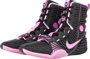 Боксерки Nike HYPERKO 3 чорно-рожеві HV6696-002