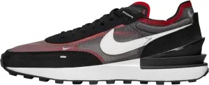 Кроссовки Nike WAFFLE ONE SE черно-красно-белые DD8014-001