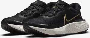 Кросівки бігові Nike ZOOMX INVINCIBLE RUN FLYKNIT чорно-золоті CT2228-004