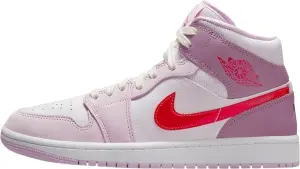 Кроссовки женские Nike AIR JORDAN 1 MID VALENTINE'S DAY светло-розово-красные DR0174-500