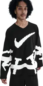 Лонгслив Nike CLUB HOCKEY черно-белый HV1137-010