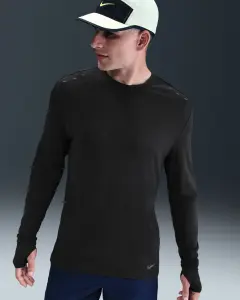 Лонгслів для бігу Nike RUN WOOL DRI-FIT ADV чорний HV2718-010