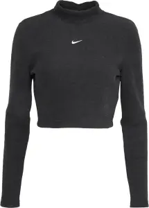 Світшот жіночий Nike SPORTSWEAR PHOENIX PLUSH SLIM CROPPED COSY FLEECE чорний FN3619-010