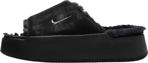 Шльопанці жіночі Nike CALM ELEVATION FUR чорні HV8560-001