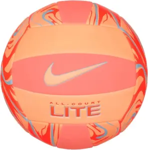 Волейбольный мяч Nike ALL COURT LITE VOLLEYBALL DEFLATED оранжево-персиково-голубой Размер 5 N.100.9071.851.05
