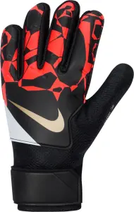 Воротарські рукавички підліткові Nike MATCH JR-HO24 чорно-червоно-золоті HQ0258-011
