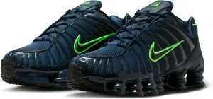 Кроссовки Nike SHOX TL темно-сине-салатовые AV3595-402