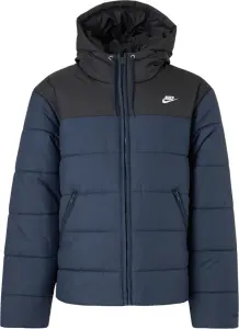 Куртка Nike SPORTSWEAR PRIMALOFT THERMA-FIT LOOSE PUFFER темно-синьо-чорна IO4895-451