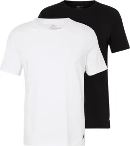 Футболки Nike JORDAN FLIGHT BASE TEE 2PK біла, чорна (2 штуки) JM0625-F66
