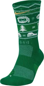 Шкарпетки Nike ELITE CHRISTMAS CREW зелено-білі SX7866-312