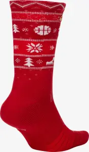 Шкарпетки Nike ELITE CHRISTMAS CREW червоно-білі SX7866-687