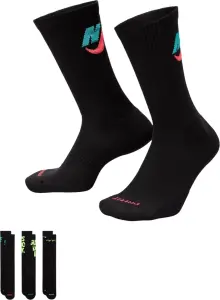 Шкарпетки Nike EVERYDAY PLUS CUSHIONED CREW чорні (3 пари) DH3822-910