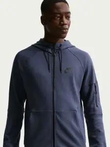 Толстовка Nike SPORTSWEAR TECH ESSENTIALS темно-синяя DD5284-437