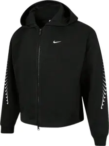 Толстовка подростковая Nike SPORTSWEAR DRI-FIT FLEECE черная HV0734-010