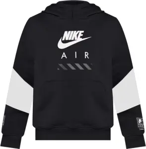 Худи подростковое Nike AIR FLEECE черно-белое HF8812-010