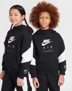 Худи подростковое Nike AIR FLEECE черно-белое HF8812-010