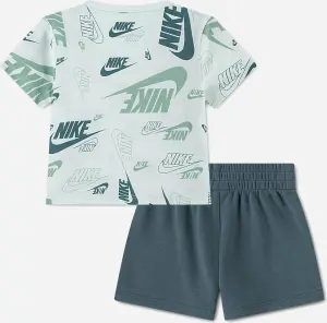 Комплект літній дитячий Nike SPORTSWEAR ALLOVER PRINT м'ятно-темно-зелений 86N043-G3S