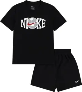 Комплект футбольної форми дитячий Nike SOCCER чорно-білий 86N951-023