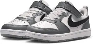 Кроссовки детские Nike COURT BOROUGH LOW RECRAFT (PS) бело-серо-черные DV5457-016
