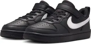 Кроссовки детские Nike COURT BOROUGH LOW RECRAFT (PS) черно-белые DV5457-013