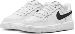 Кроссовки детские Nike FORCE 1 LOW TECH (PS) бело-черные IR3995-100