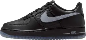 Кроссовки подростковые Nike AIR FORCE 1 (GS) черно-серые IM6027-010