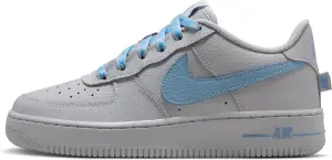 Кроссовки подростковые Nike AIR FORCE 1 LOW (GS) серо-голубые IR0270-004