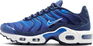 Кроссовки подростковые Nike AIR MAX PLUS SE (GS) сине-темно-синие II7204-400
