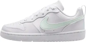 Кроссовки подростковые Nike COURT BOROUGH LOW RECRAFT (GS) бело-мятные DV5456-138