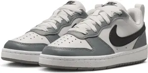 Кросівки підліткові Nike COURT BOROUGH LOW RECRAFT (GS) біло-сіро-чорні DV5456-016