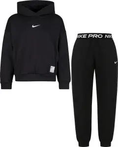 Спортивний костюм підлітковий Nike PRO DRI-FIT FLEECE чорний IF1723-010__IF1725-010
