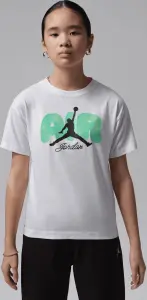 Футболка підліткова Nike JORDAN AIR BUBBLE біло-зелена 45F859-001